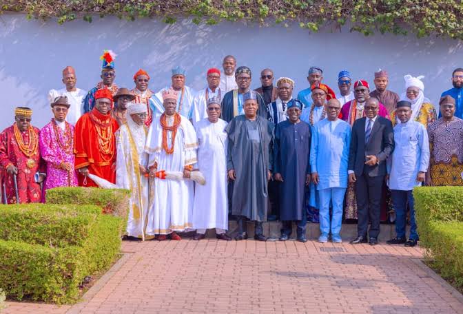 We’re committed to addressing concerns of South South, Tinubu tells monarchs